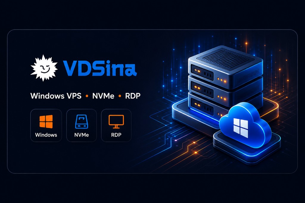 VDSina — провайдер Windows RDP